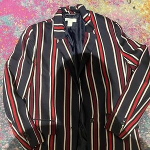 H&M striped Blazer